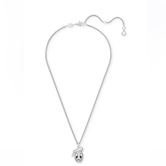 🩶🔹️SWAROVSKI 🔹️- Donald Duck Pendant Necklace New In Box - Picture 2 of 5